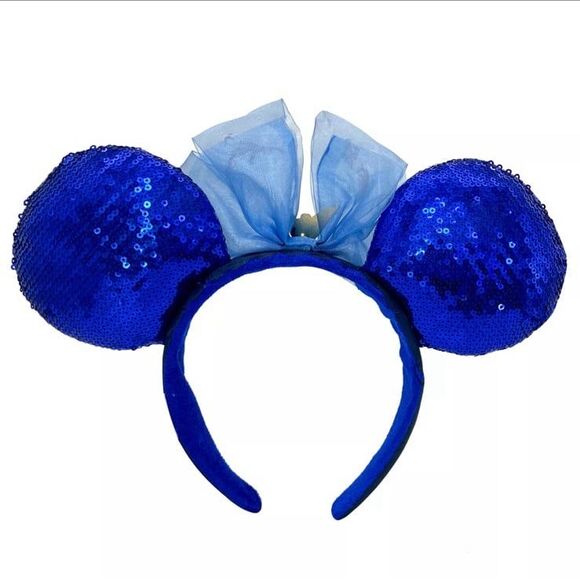 Tinker Bell Rare Edition Blue Main Attraction Disney Ears Peter Pan\'s Flight